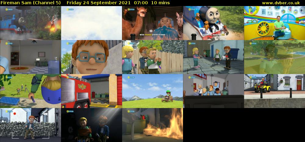 Fireman Sam (Channel 5) Friday 24 September 2021 07:00 - 07:10