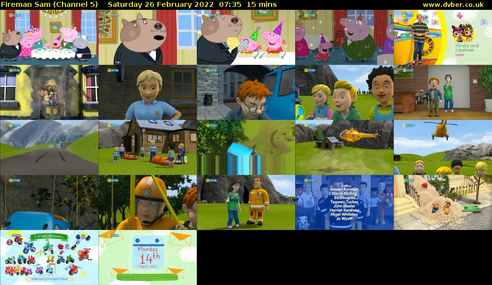 Fireman Sam (Channel 5) Saturday 26 February 2022 07:35 - 07:50