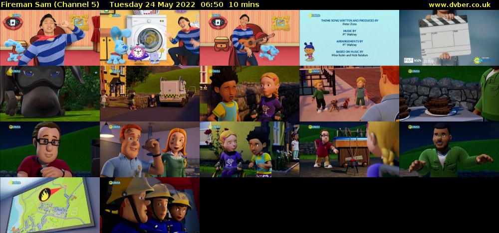 Fireman Sam (Channel 5) Tuesday 24 May 2022 06:50 - 07:00
