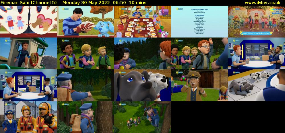 Fireman Sam (Channel 5) Monday 30 May 2022 06:50 - 07:00