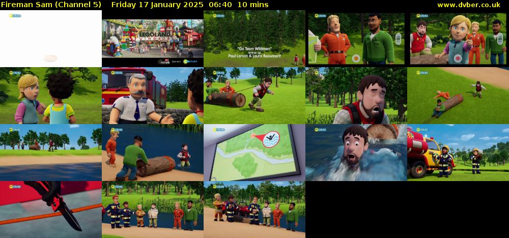 Fireman Sam (Channel 5) Friday 17 January 2025 06:40 - 06:50