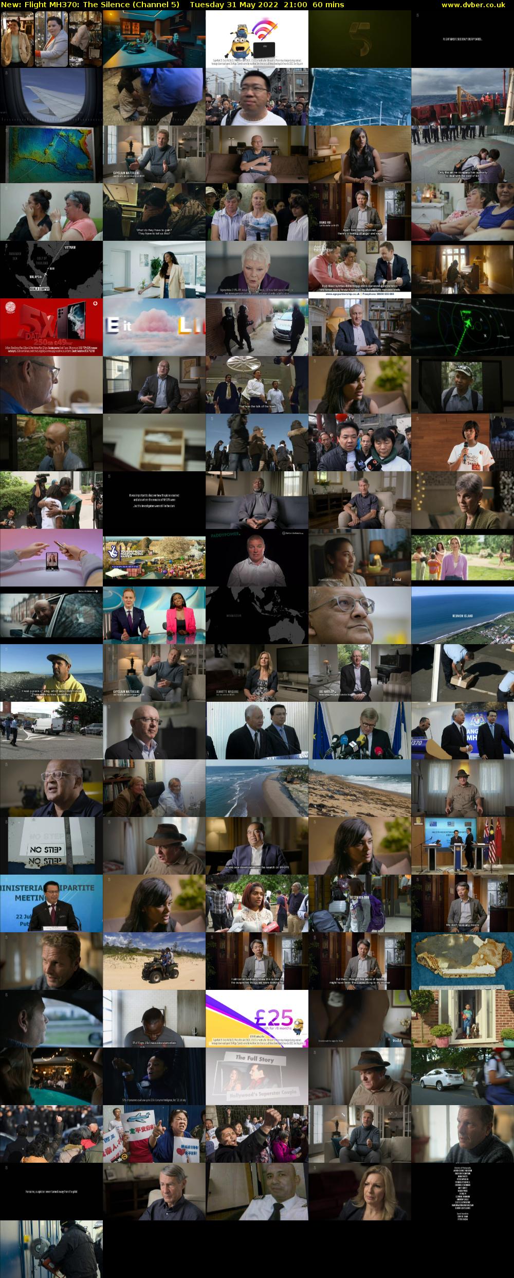 Flight MH370: The Silence (Channel 5) Tuesday 31 May 2022 21:00 - 22:00