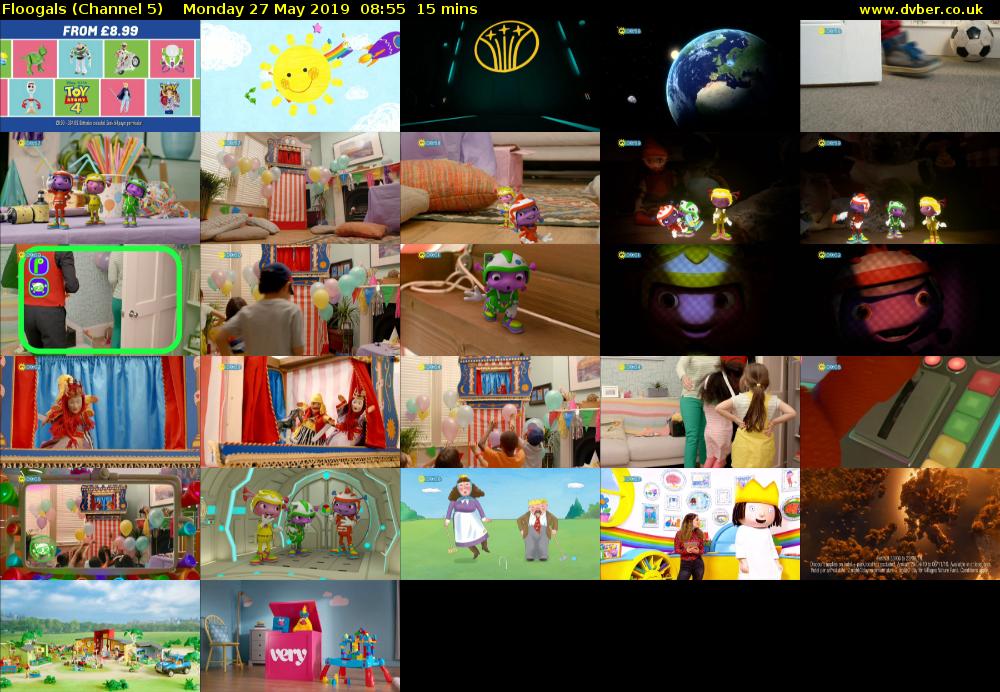 Floogals (Channel 5) Monday 27 May 2019 08:55 - 09:10
