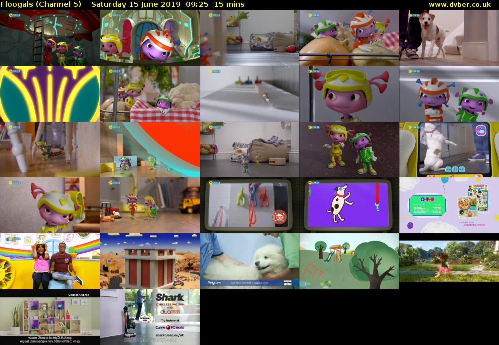 Floogals (Channel 5) Saturday 15 June 2019 09:25 - 09:40