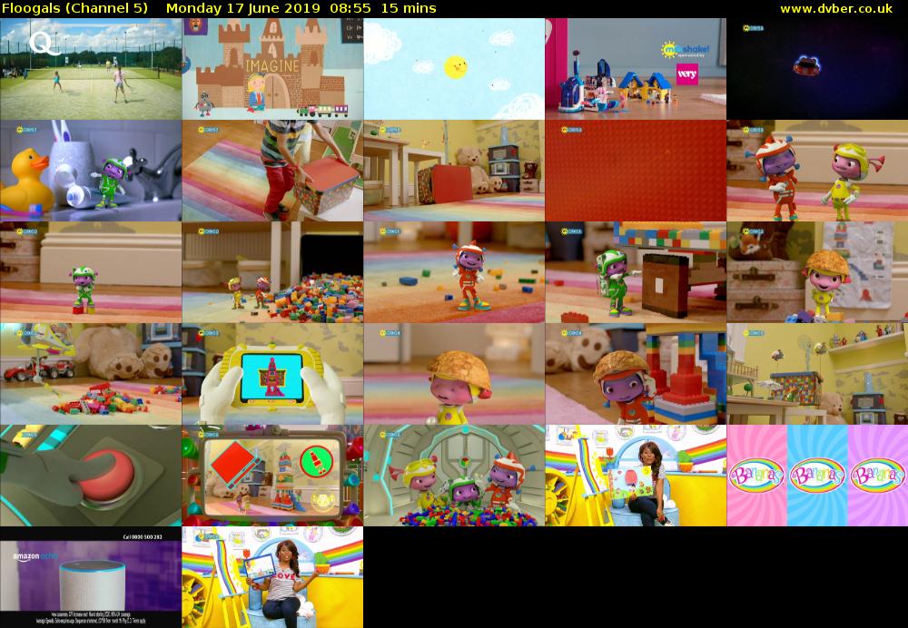 Floogals (Channel 5) Monday 17 June 2019 08:55 - 09:10