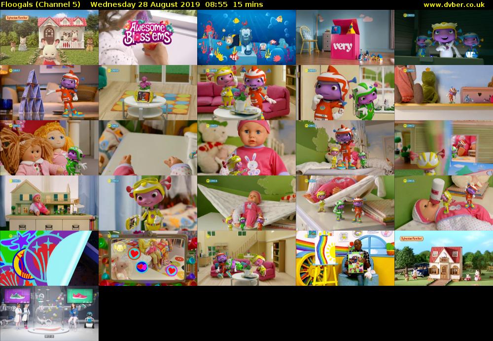Floogals (Channel 5) Wednesday 28 August 2019 08:55 - 09:10