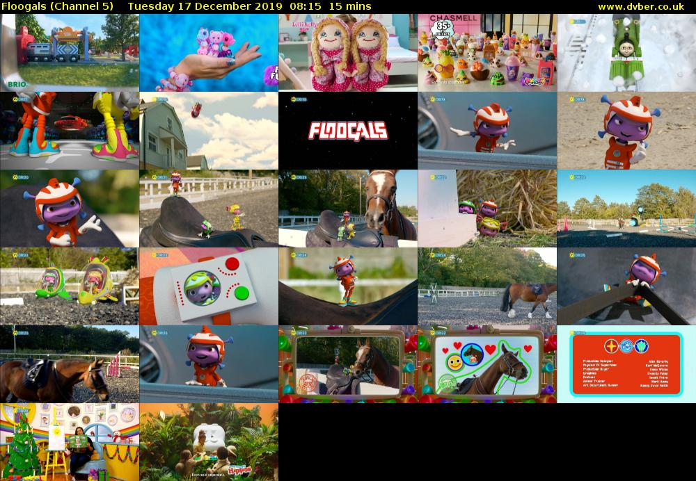 Floogals (Channel 5) Tuesday 17 December 2019 08:15 - 08:30
