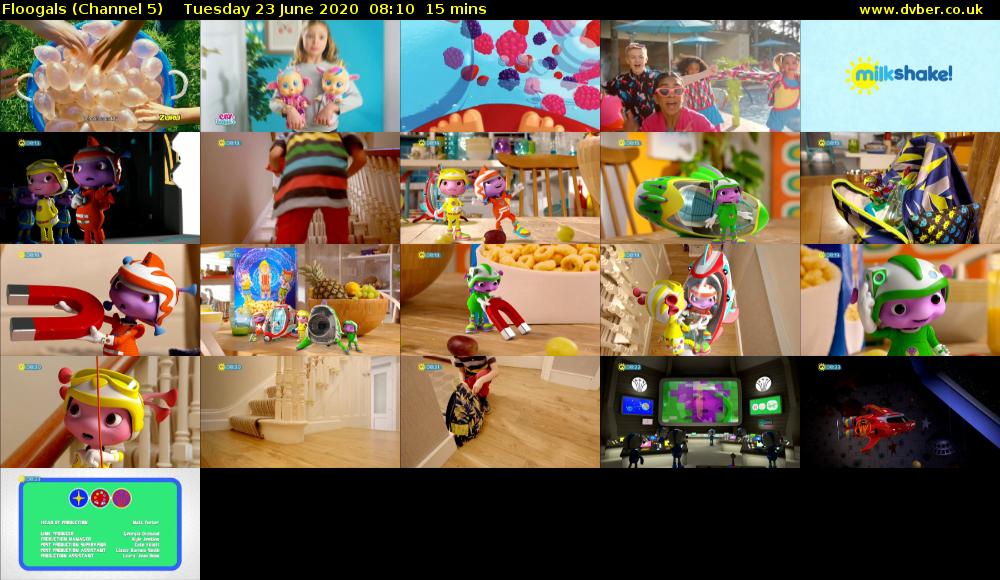 Floogals (Channel 5) Tuesday 23 June 2020 08:10 - 08:25