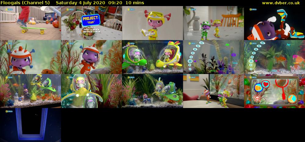 Floogals (Channel 5) Saturday 4 July 2020 09:20 - 09:30