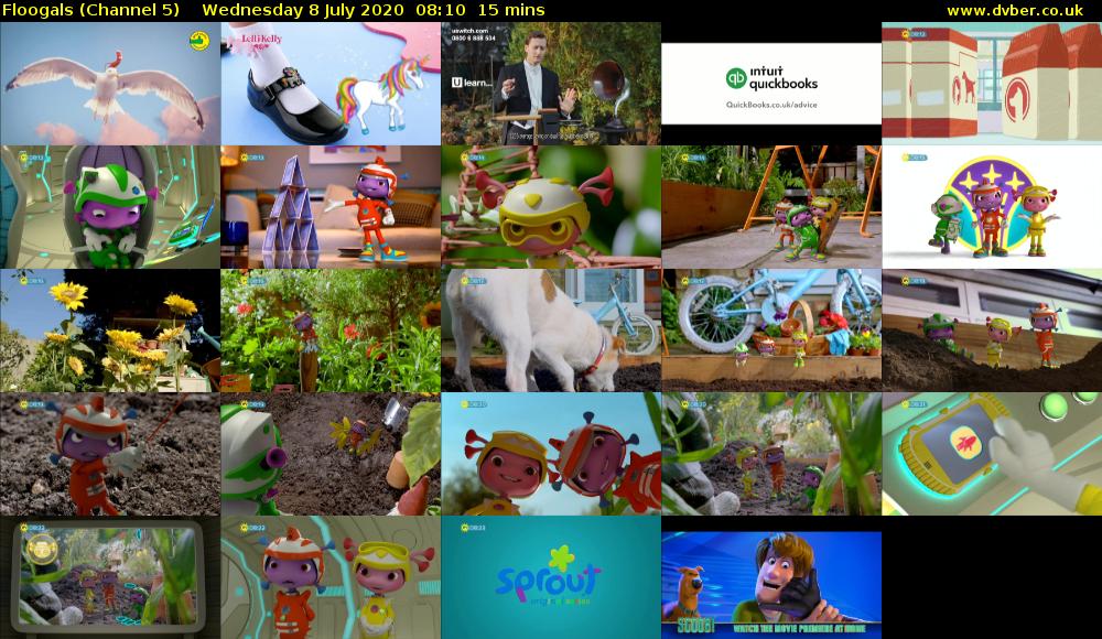 Floogals (Channel 5) Wednesday 8 July 2020 08:10 - 08:25