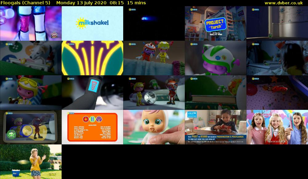 Floogals (Channel 5) Monday 13 July 2020 08:15 - 08:30