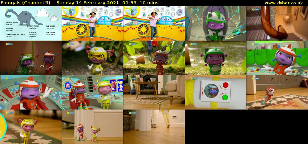 Floogals (Channel 5) Sunday 14 February 2021 09:35 - 09:45