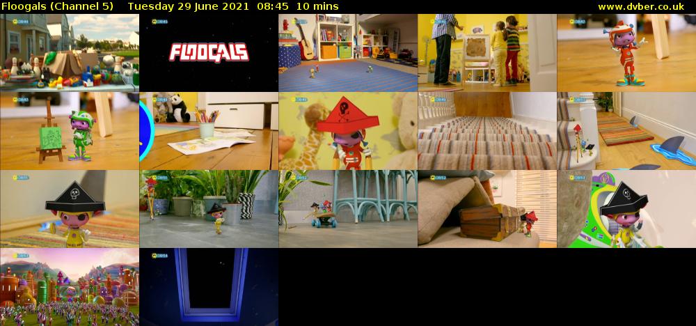 Floogals (Channel 5) Tuesday 29 June 2021 08:45 - 08:55