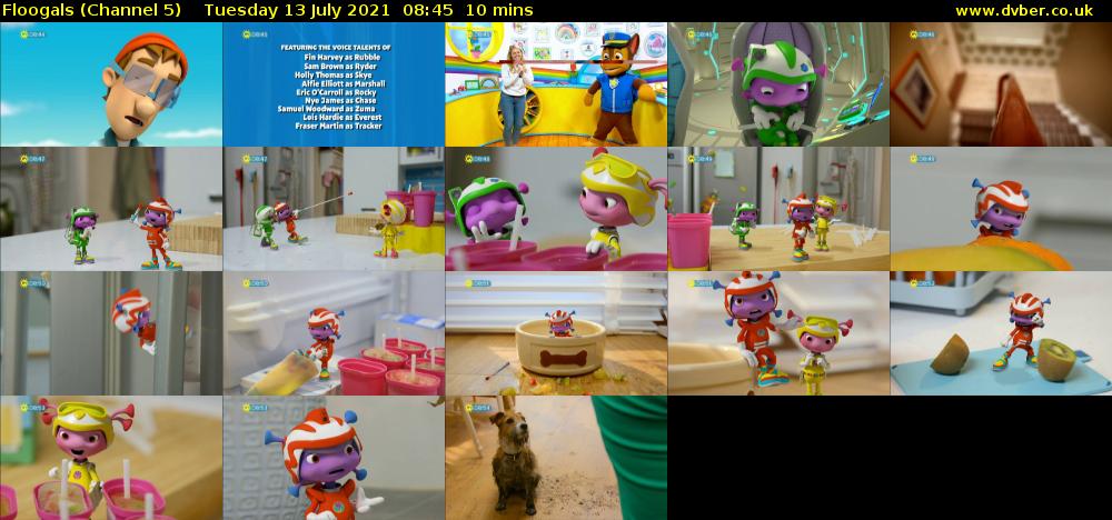 Floogals (Channel 5) Tuesday 13 July 2021 08:45 - 08:55