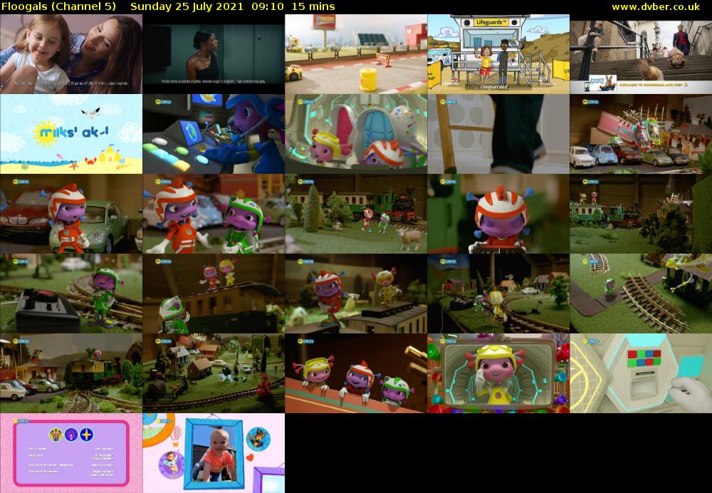 Floogals (Channel 5) Sunday 25 July 2021 09:10 - 09:25