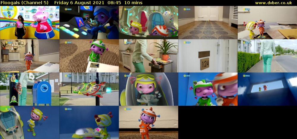 Floogals (Channel 5) Friday 6 August 2021 08:45 - 08:55