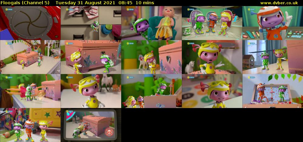 Floogals (Channel 5) Tuesday 31 August 2021 08:45 - 08:55