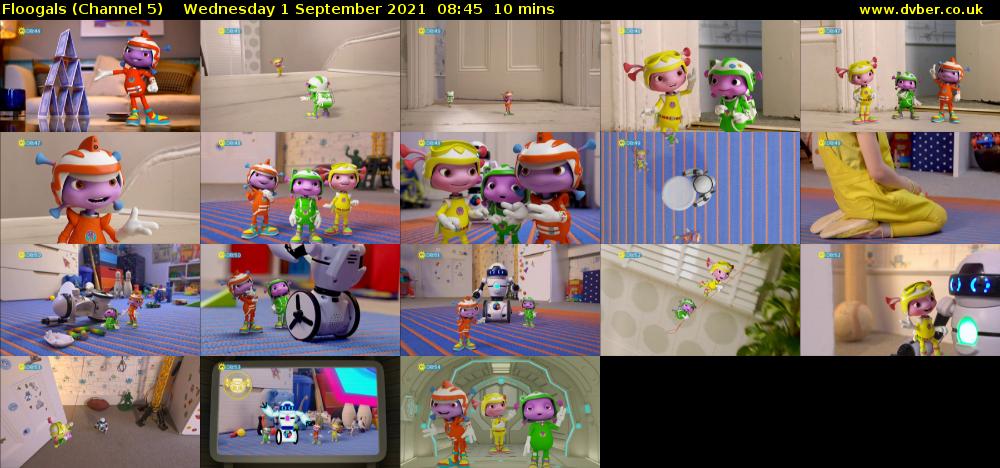 Floogals (Channel 5) Wednesday 1 September 2021 08:45 - 08:55