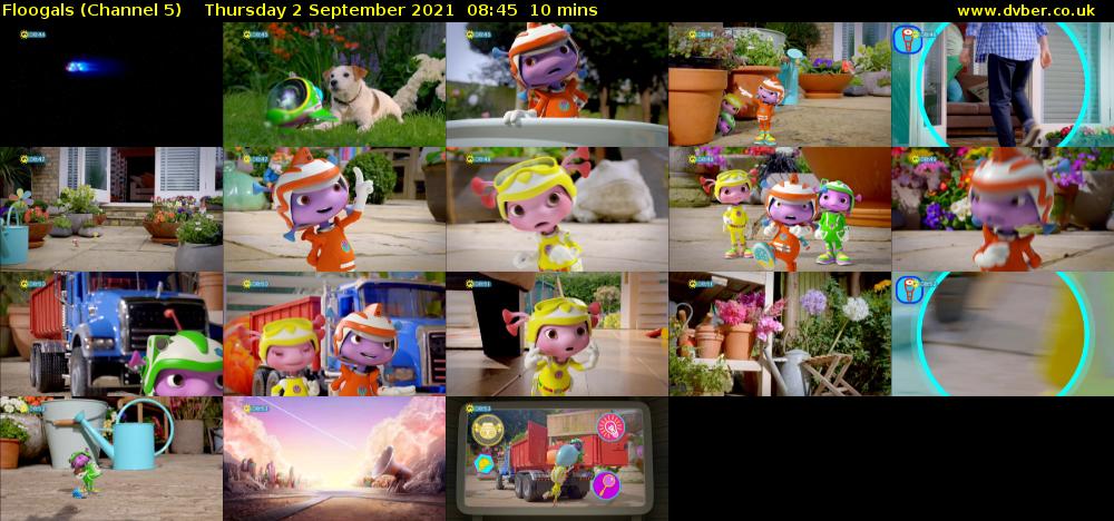 Floogals (Channel 5) Thursday 2 September 2021 08:45 - 08:55