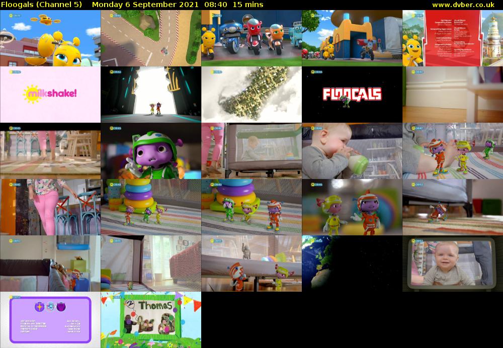 Floogals (Channel 5) Monday 6 September 2021 08:40 - 08:55