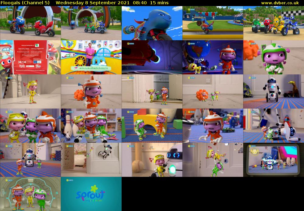 Floogals (Channel 5) Wednesday 8 September 2021 08:40 - 08:55
