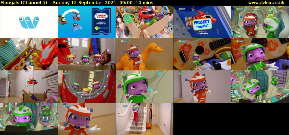 Floogals (Channel 5) Sunday 12 September 2021 09:00 - 09:10