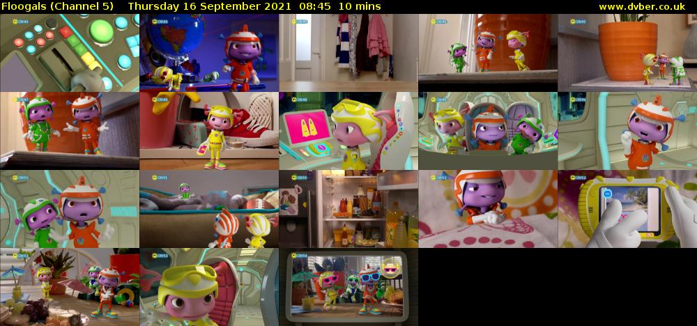 Floogals (Channel 5) Thursday 16 September 2021 08:45 - 08:55