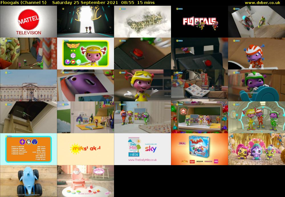 Floogals (Channel 5) Saturday 25 September 2021 08:55 - 09:10
