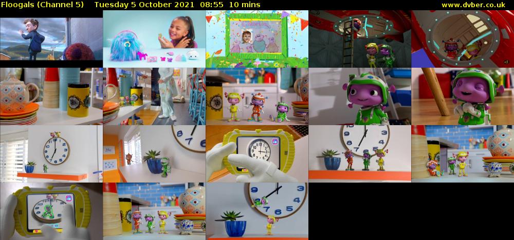 Floogals (Channel 5) Tuesday 5 October 2021 08:55 - 09:05