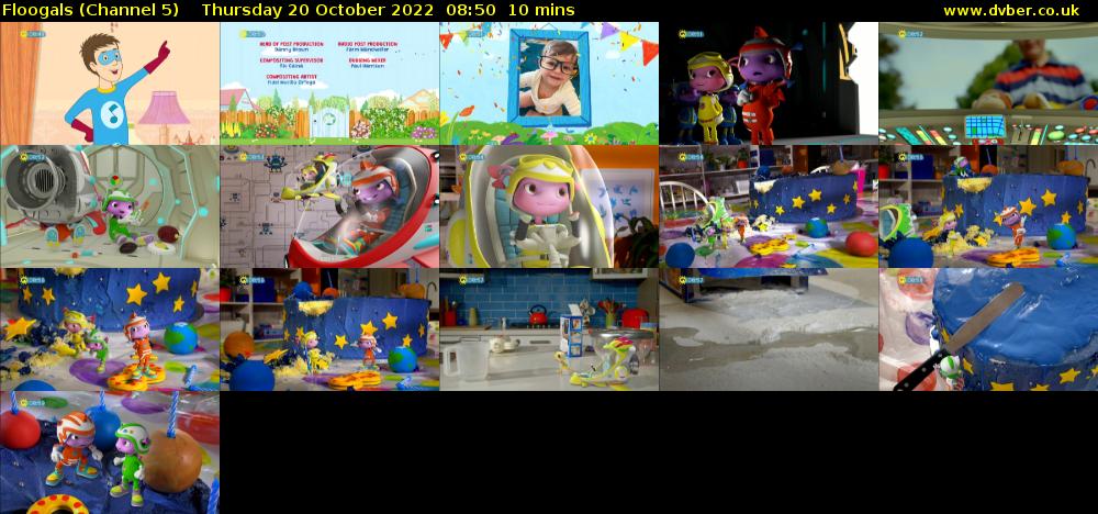 Floogals (Channel 5) Thursday 20 October 2022 08:50 - 09:00