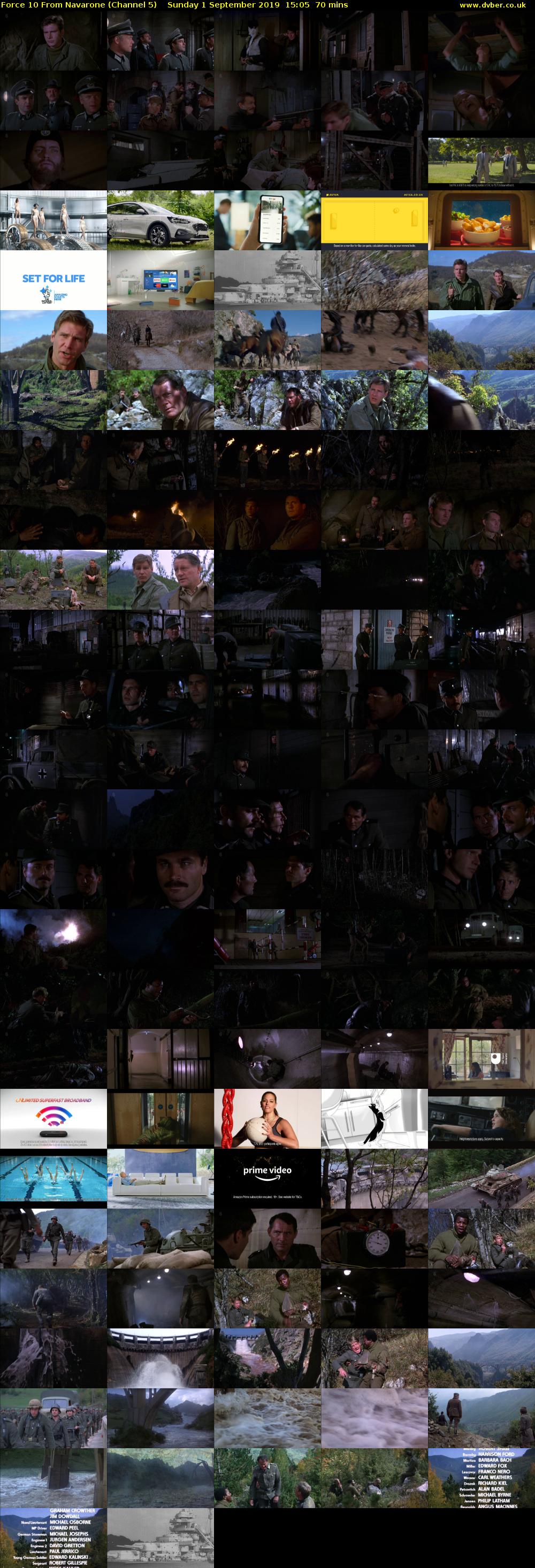 Force 10 From Navarone (Channel 5) Sunday 1 September 2019 15:05 - 16:15