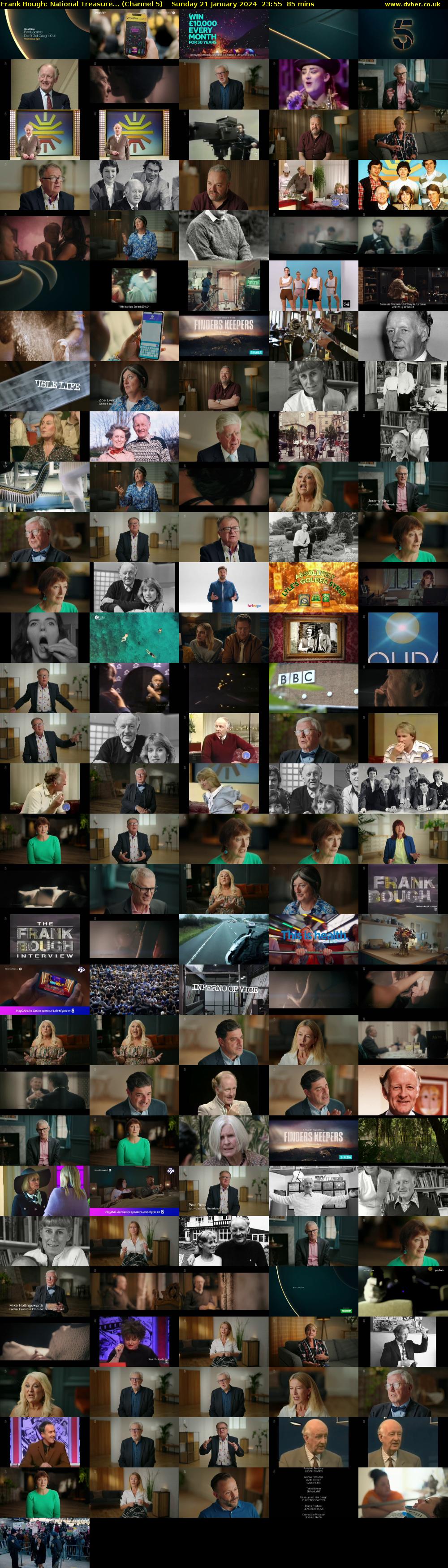 Frank Bough: National Treasure... (Channel 5) Sunday 21 January 2024 23:55 - 01:20