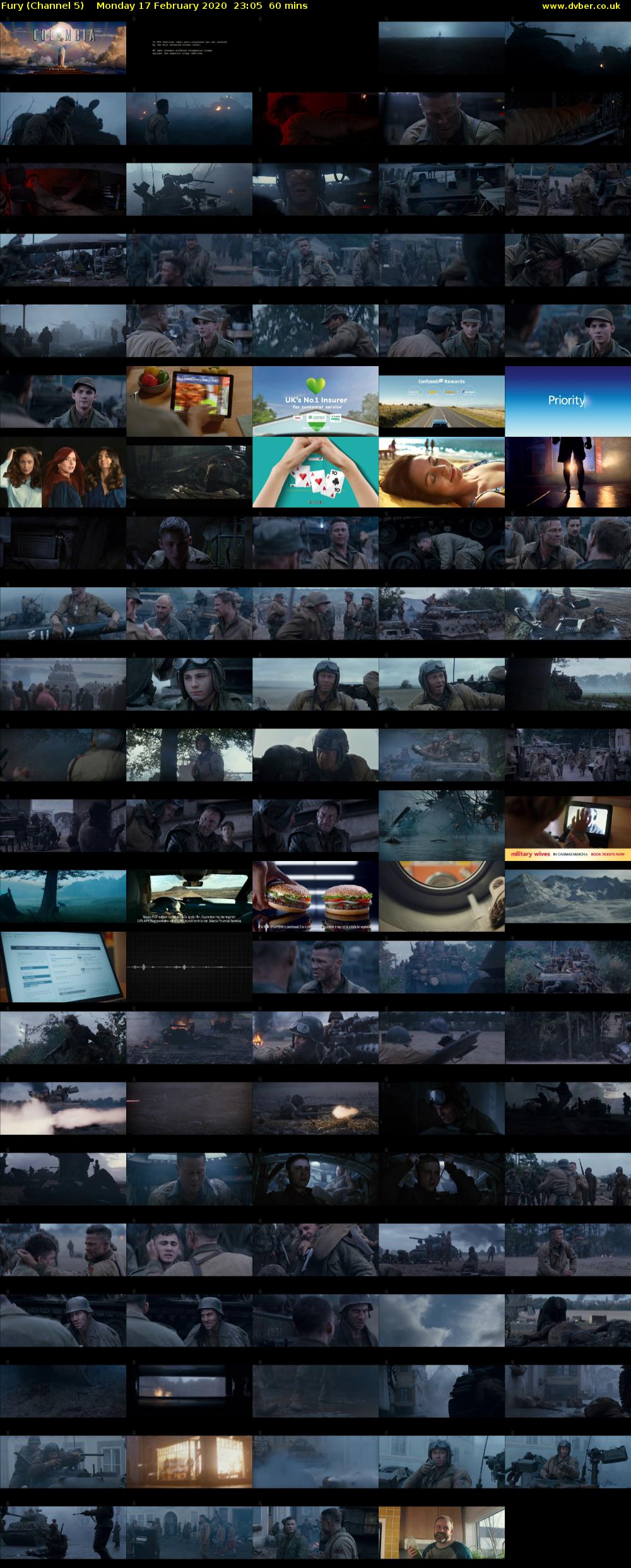 Fury (Channel 5) Monday 17 February 2020 23:05 - 00:05