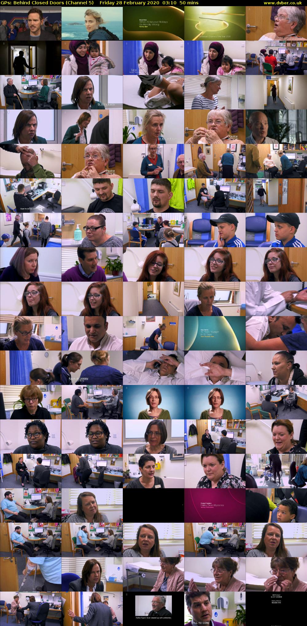 GPs: Behind Closed Doors (Channel 5) Friday 28 February 2020 03:10 - 04:00