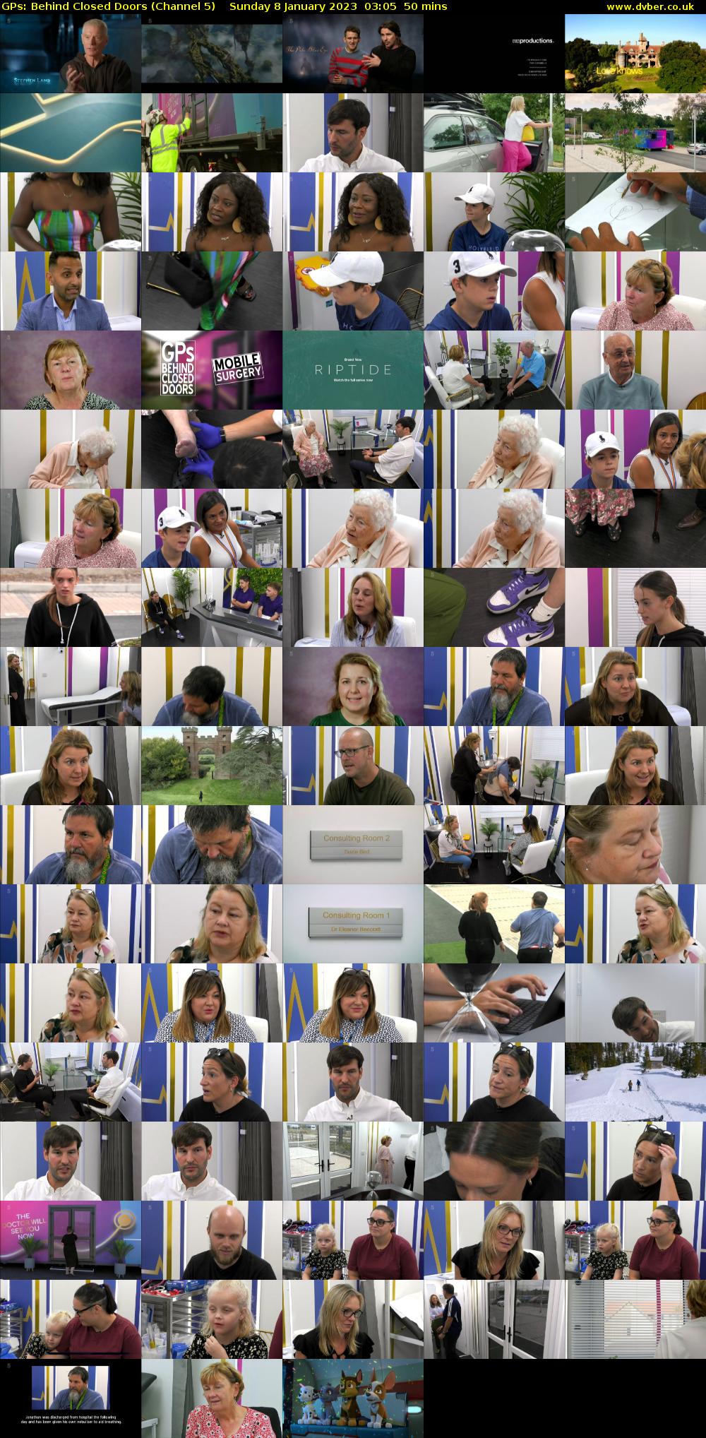 GPs: Behind Closed Doors (Channel 5) Sunday 8 January 2023 03:05 - 03:55
