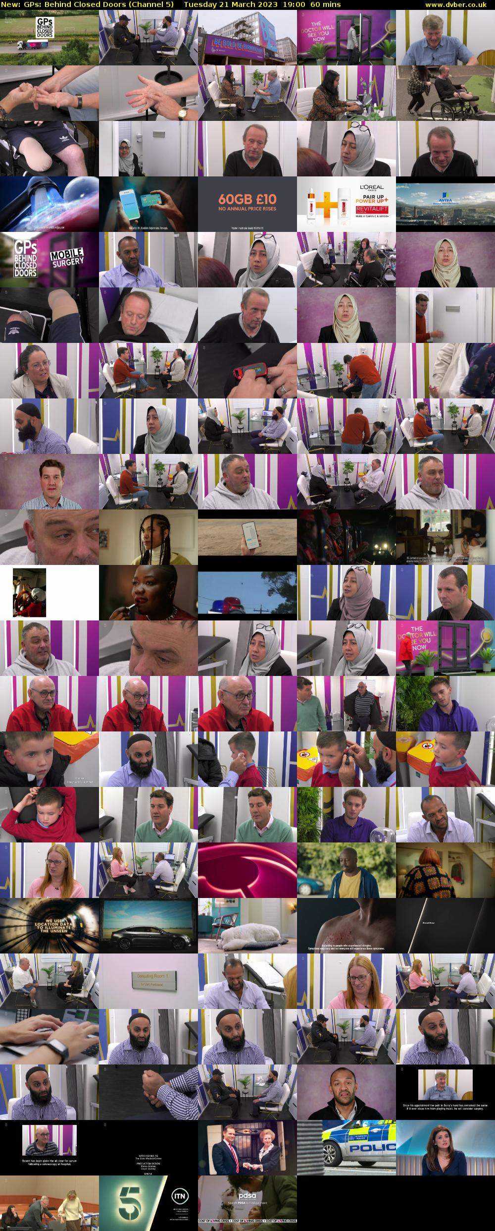 GPs: Behind Closed Doors (Channel 5) Tuesday 21 March 2023 19:00 - 20:00
