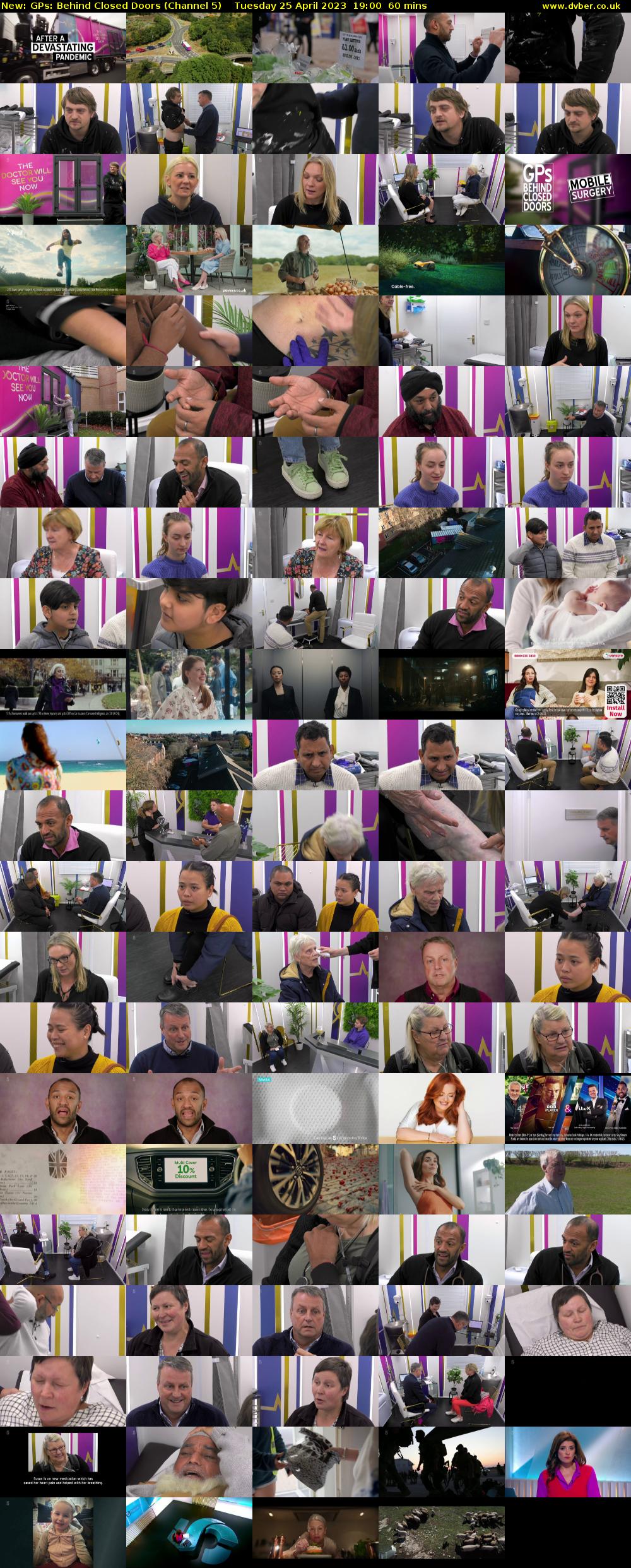 GPs: Behind Closed Doors (Channel 5) Tuesday 25 April 2023 19:00 - 20:00