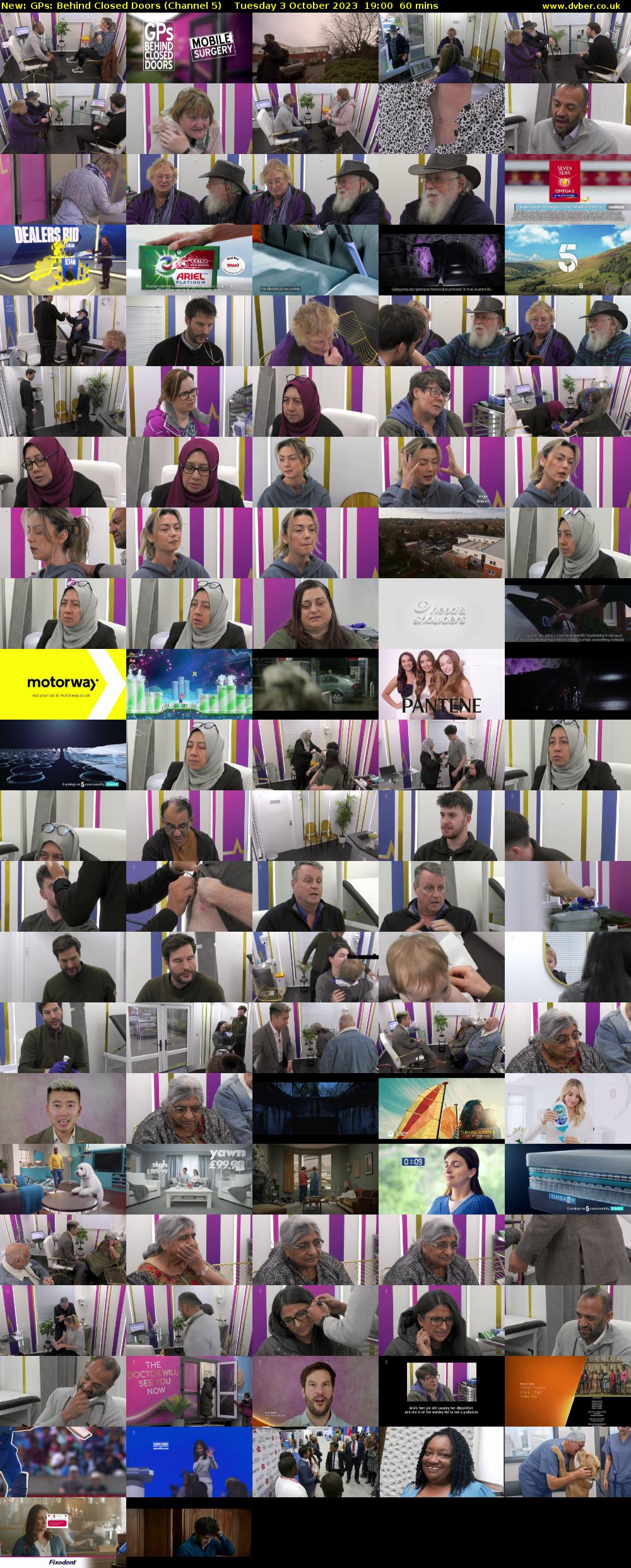 GPs: Behind Closed Doors (Channel 5) Tuesday 3 October 2023 19:00 - 20:00