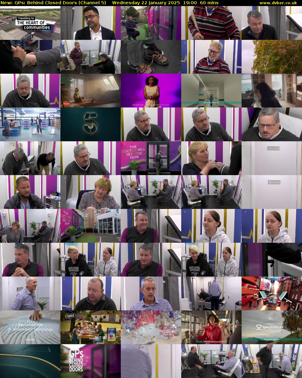 GPs: Behind Closed Doors (Channel 5) Wednesday 22 January 2025 19:00 - 20:00