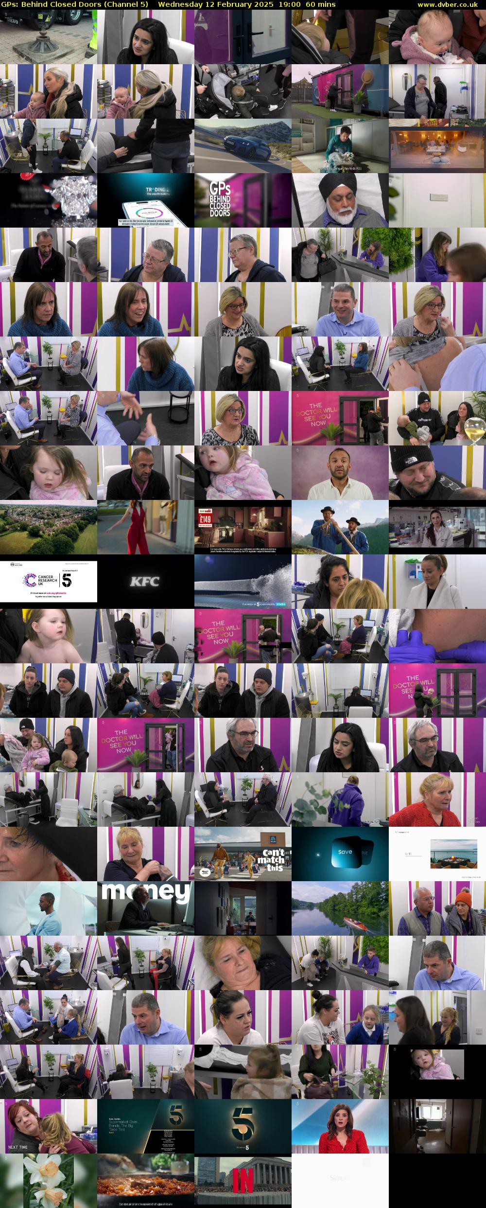 GPs: Behind Closed Doors (Channel 5) Wednesday 12 February 2025 19:00 - 20:00