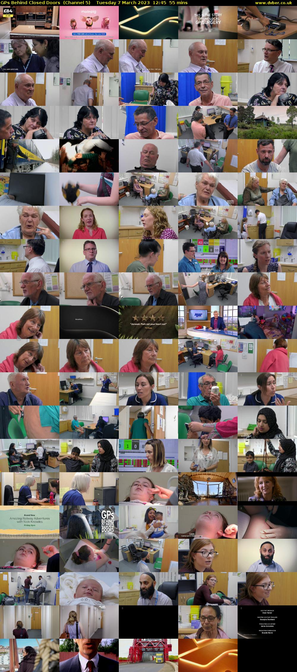 GPs Behind Closed Doors  (Channel 5) Tuesday 7 March 2023 12:45 - 13:40