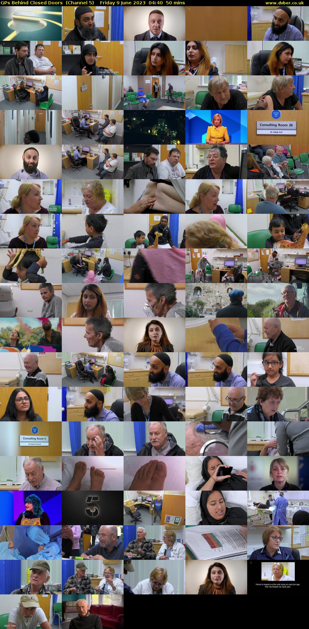 GPs Behind Closed Doors  (Channel 5) Friday 9 June 2023 04:40 - 05:30