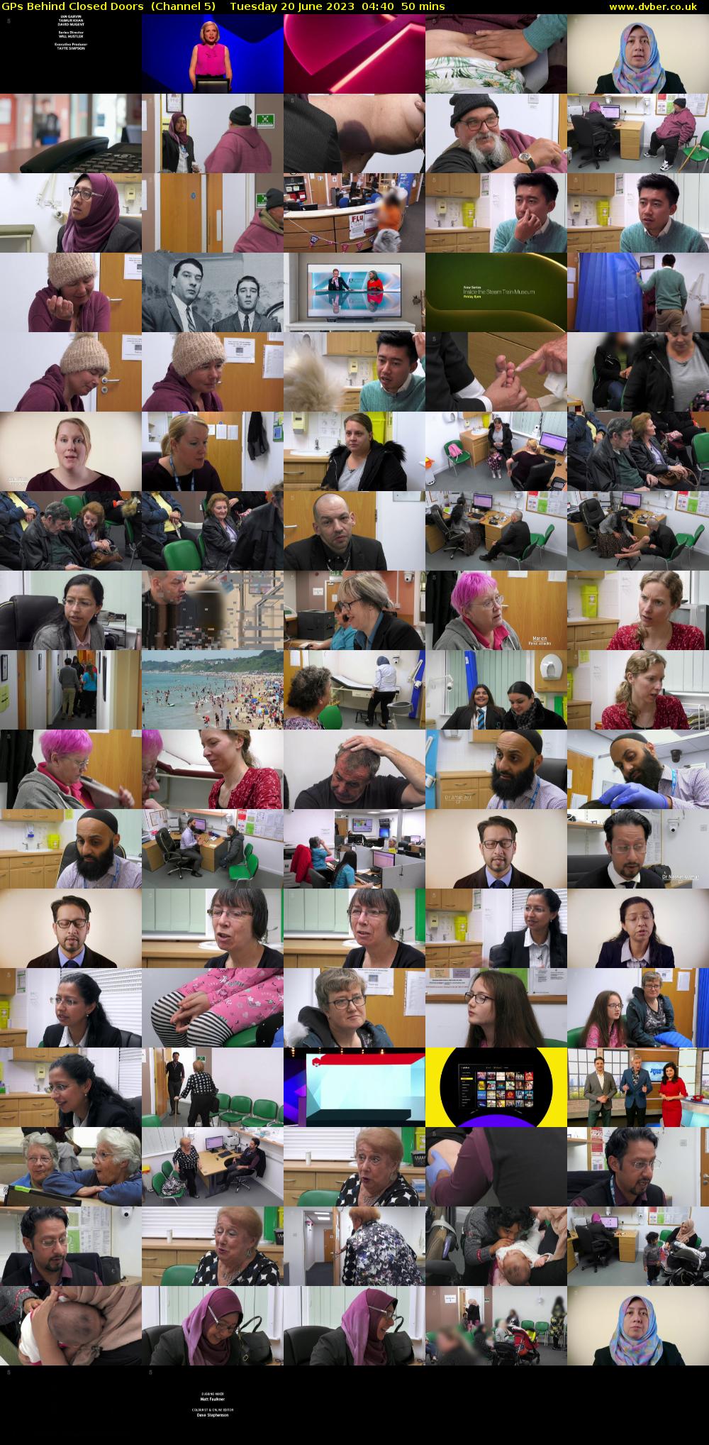 GPs Behind Closed Doors  (Channel 5) Tuesday 20 June 2023 04:40 - 05:30