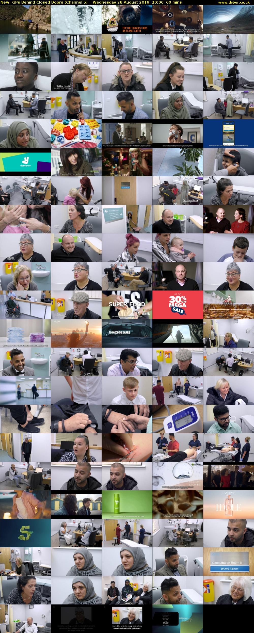 GPs Behind Closed Doors (Channel 5) Wednesday 28 August 2019 20:00 - 21:00