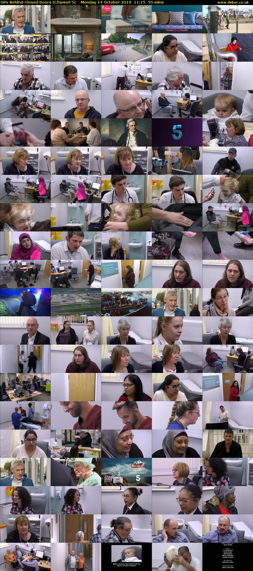 GPs Behind Closed Doors (Channel 5) Monday 14 October 2019 11:15 - 12:10