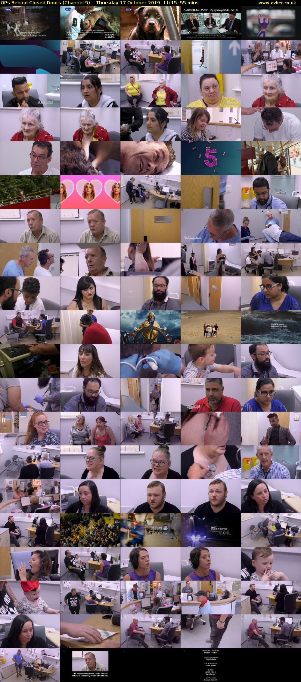 GPs Behind Closed Doors (Channel 5) Thursday 17 October 2019 11:15 - 12:10