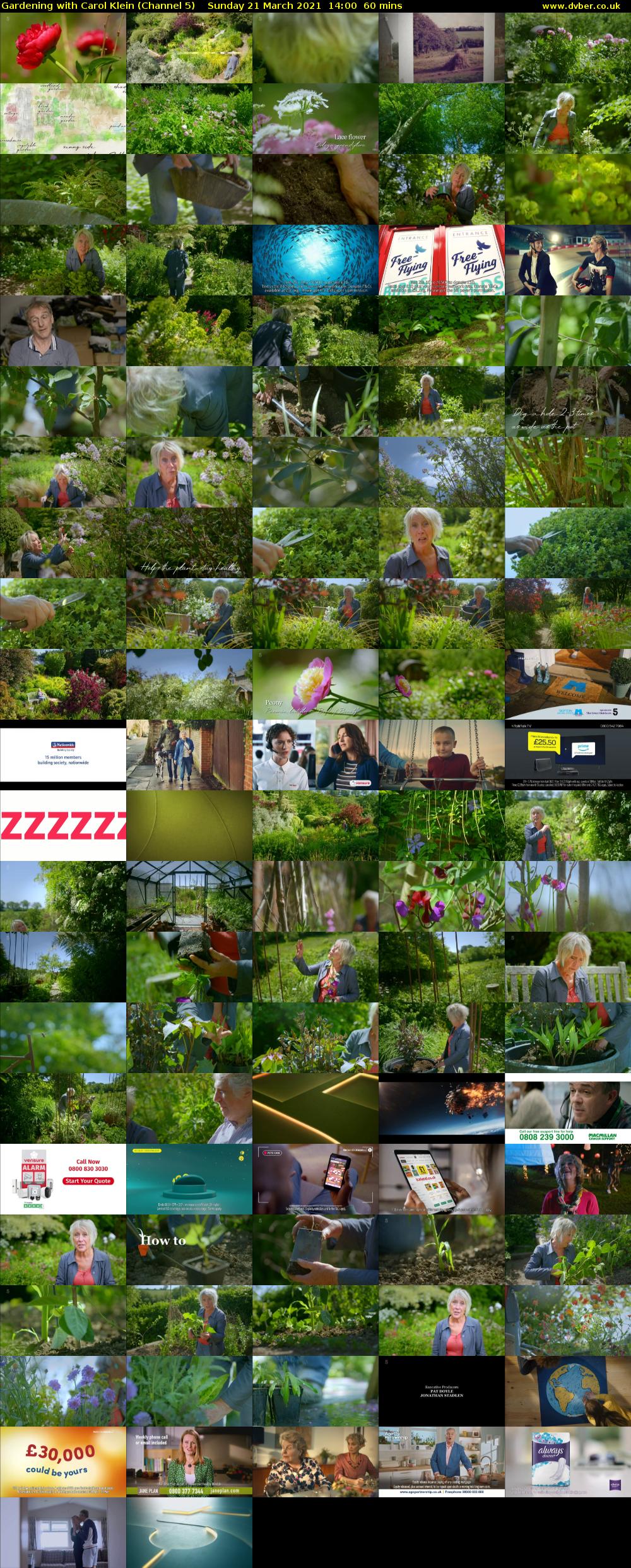 Gardening with Carol Klein (Channel 5) Sunday 21 March 2021 14:00 - 15:00