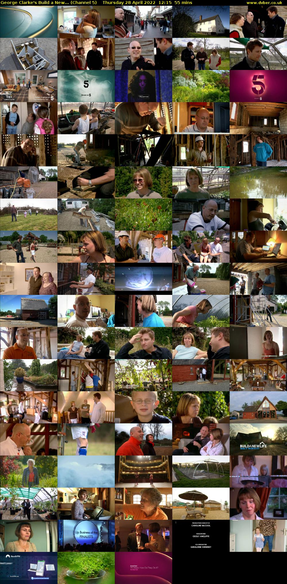 George Clarke's Build a New... (Channel 5) Thursday 28 April 2022 12:15 - 13:10