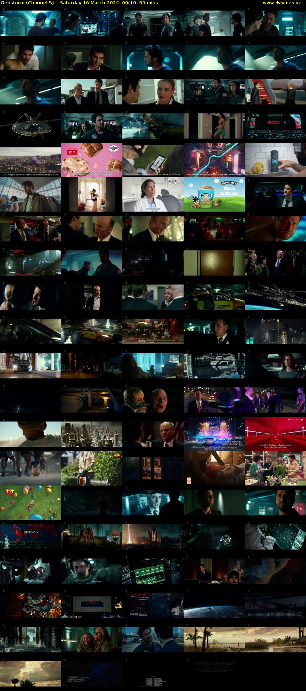 Geostorm (Channel 5) Saturday 16 March 2024 00:10 - 01:10