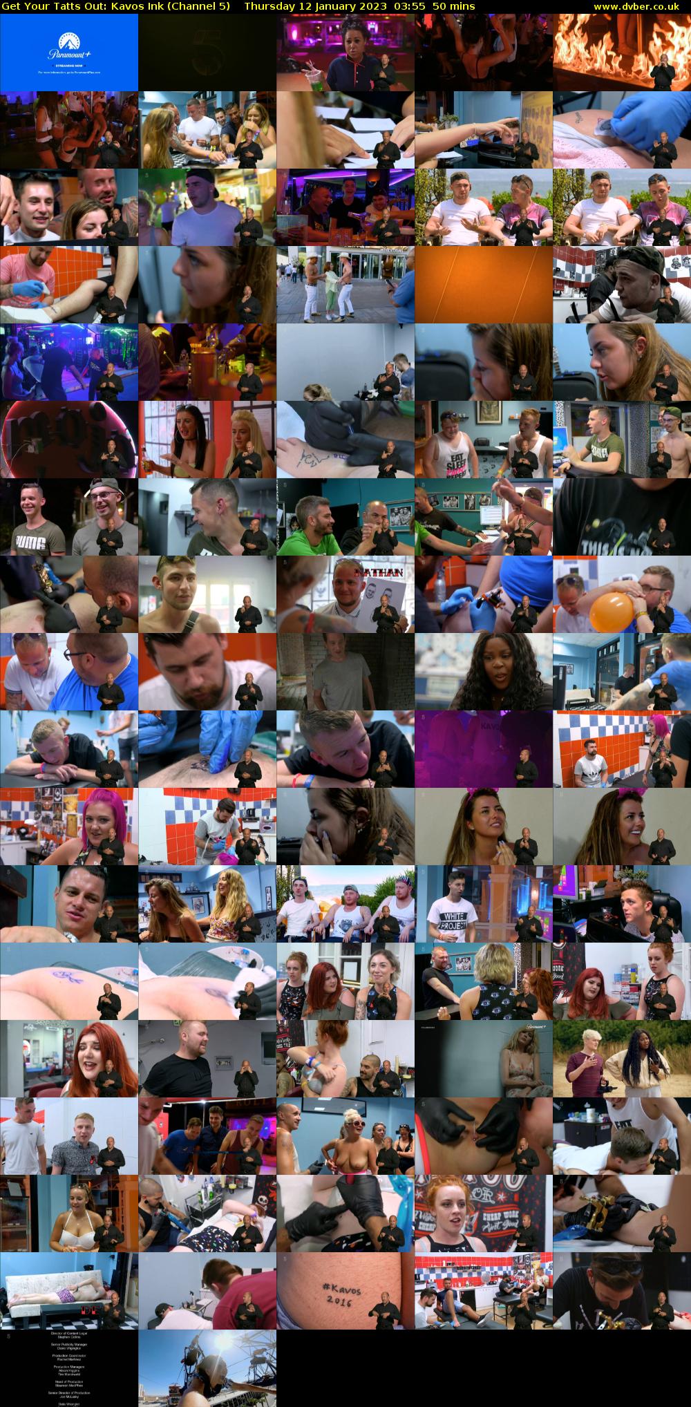 Get Your Tatts Out: Kavos Ink (Channel 5) Thursday 12 January 2023 03:55 - 04:45